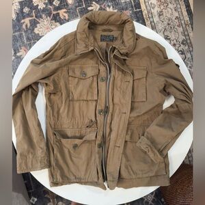 J crew Men's Olive drab Brown Utility military field Jacket